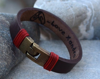 EXPRESS SHIPPING, Custom Coordinates, Mens Personalized Birthday Gift,Personalized Mens Leather Bracelet, Latitude Longitude GPS Coordinates