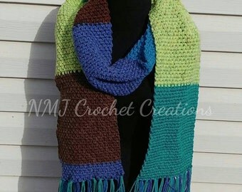 Scarf, Blanket scarf, crochet scarf, oversized scarf, oversized scarf, large scarf,