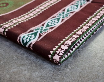 1/2 Yard African Fabric, Cotton Fabric, African Print, Gypsy Tribal Textile, African Clothing, Wax Block Print, Sewing Quilting Craft Supply