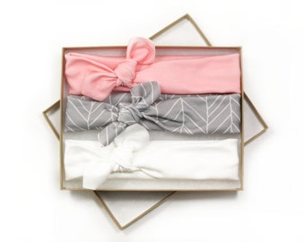 Baby Turban Headbands / Knotted Baby Headbands / Baby Girl Head Wraps / Baby Headwrap Headbands for Baby Girls / Baby Bow Headbands