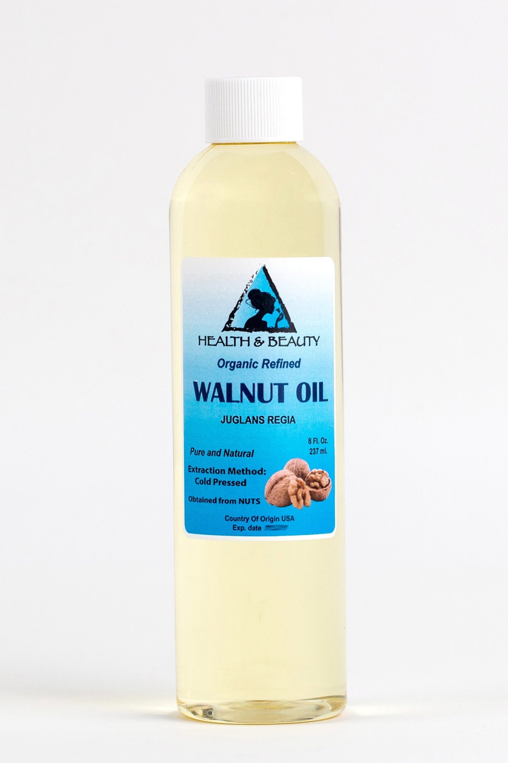 8 oz WALNUT OIL ORGANIC Carrier Cold Pressed Premium Natural