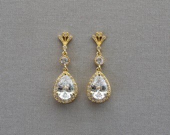 ByeBoe Chandelier Chain Gold Earrings main image 1