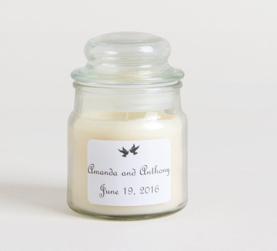 9 Soy Candles Wedding Favors Personalized Candle Favors