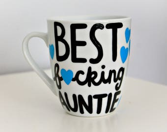 announcement idea, auntie mug, aunt mug, aunt gift, its a boy, its a girl, gender reveal mug, gender reveal gift, unique gift, mature