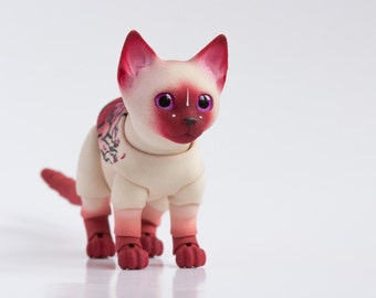 ball jointed cat doll