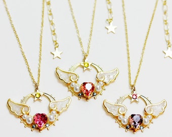 Sailor Moon Necklace - New Lovely Moon Princess (Made to order)