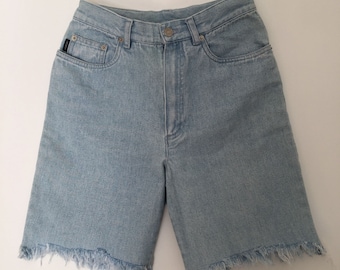 RALPH LAUREN vintage / vintage denim shorts / high wasted shorts / denim shorts / cut off jean shorts / high rise shorts / denim shorts