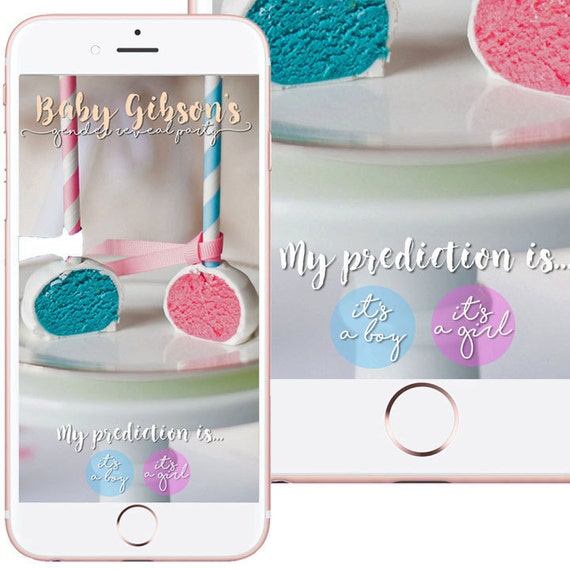 Gender Reveal Geofilter Snapchat Geofilter Gender Reveal