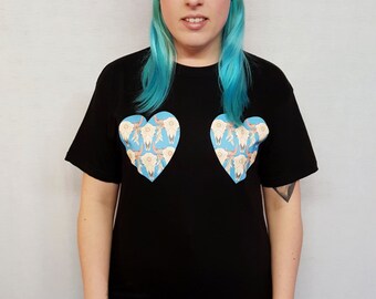 Cow Skull Tshirt SALE Bull Skull Native American Tshirt Boho Hipster Festival Clothing