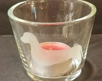 Dachshund Candle Votive