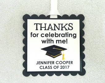 Graduation favor tags / graduation gift tags / graduation gift / graduation tags / graduation party decor