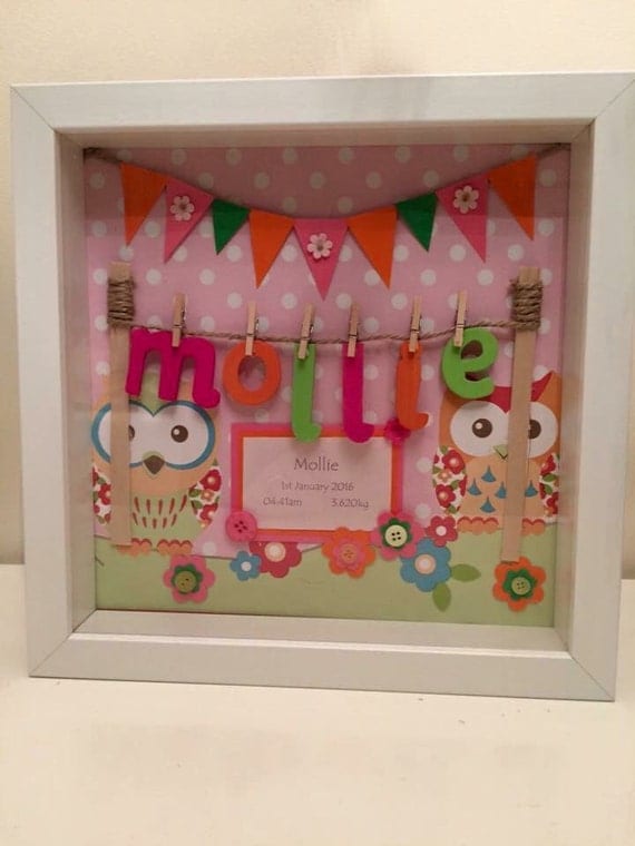 new baby keepsake frame