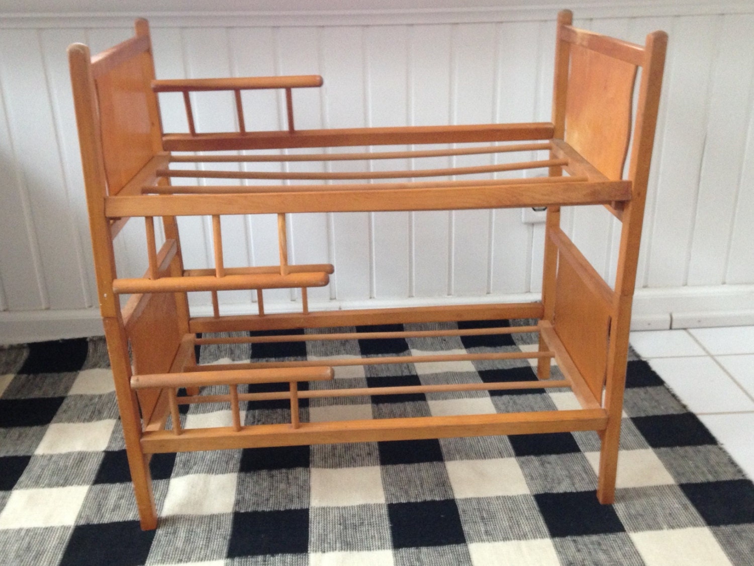 Vintage Mid 1950s Doll Bunk beds by Denis Crib Inc.