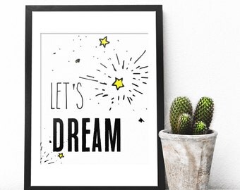 Dream Wall Decor dream wall art | etsy Dream Wall Decor dream wall art | etsy