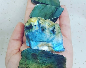 Labradorite Crystal, Labradorite Slice Natural, Labradorite Raw, Labradorite Top polished, Labradorite, Natural Crystal