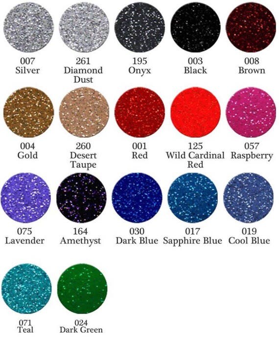 Glitter Adhesive Vinyl Glitter 651 Glitter Permanent Vinyl