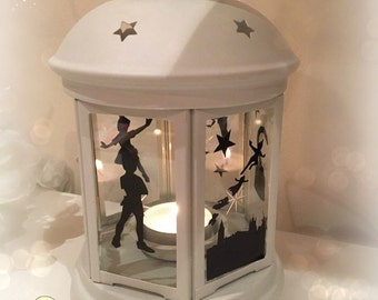 Peter Pan Inspired Lantern, Tea light Holder, Lantern, Candle Glow Gift set