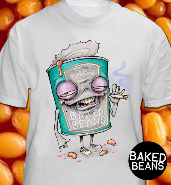 BAKED BEANS Heinz Cotton print Shirt DOODLESNDRIPS