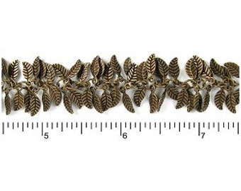 Antique Brass Leaf Chain