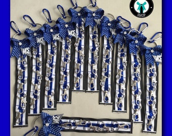 Cheer Bow Holder Klinger™ for backpack , Teal White Black Blue, Personalized, Cheerleading, Cheer Accessories, Price is for 1 - Sale!