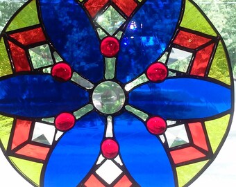 stained glass round easy kaleidoscope patterns