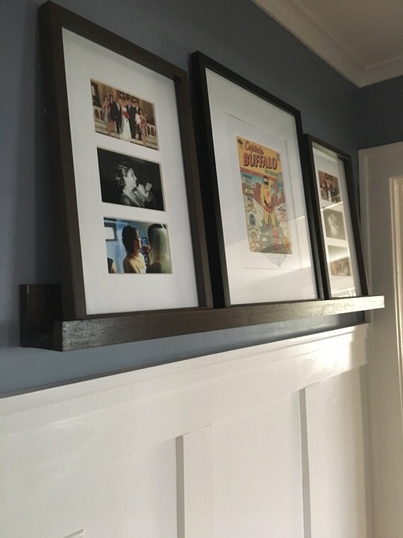 Set of two 48 Picture Ledge Shelves Gallery Wall