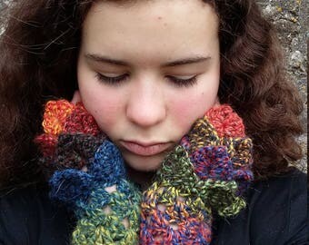 Rainbow Dragon scale Gloves