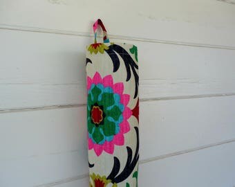 Plastic Bag Holder Grocery Bag Holder Storage Kitchen Bag floral bag holder