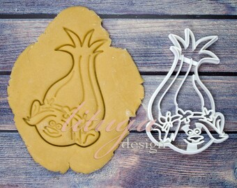 Trolls cookie cutter - princess, girl troll