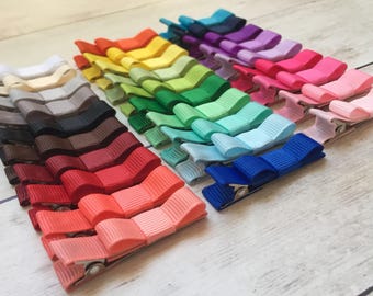 Pick Your Set Baby Hair Clips, Baby Hair Bows, Toddler Hair Clips, Non-Slip Hair Clips, Baby Barrettes, Bows for Baby, Baby Bows