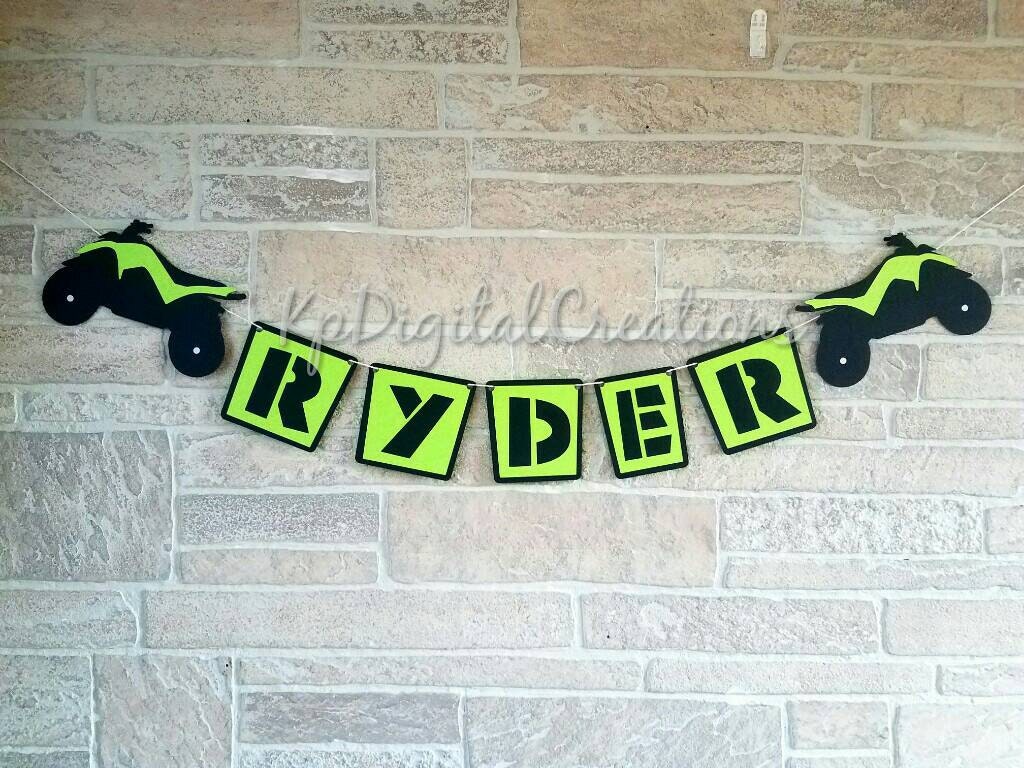 4 wheeler birthday ATV birthday party Motocross birthday