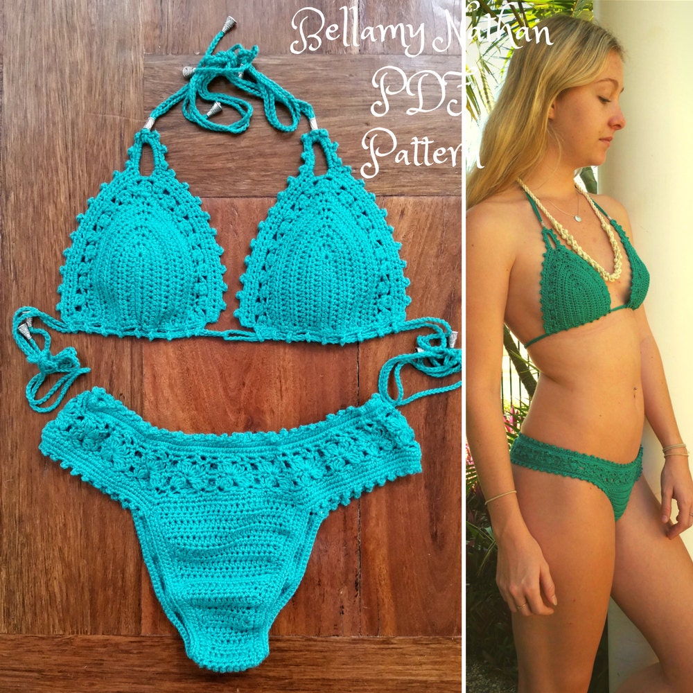 Bikinis for women with crochet border