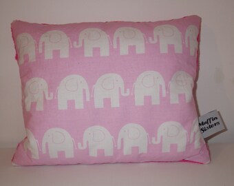 pink elephant baby pillow