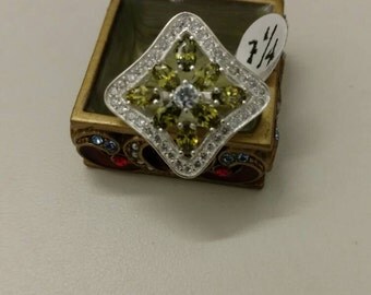 Peridot Ring Size 7 1/4