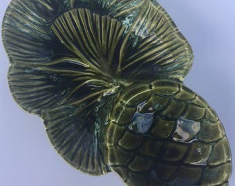 Vintage Wade of California Pineapple Chip and Dip Serving Dish