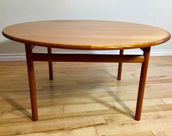 SALE/Xlarge Norwegian Teak Games/ Coffee Table