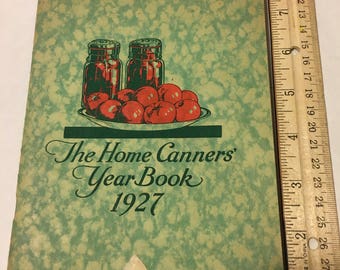 1927 Home Canners Year Book