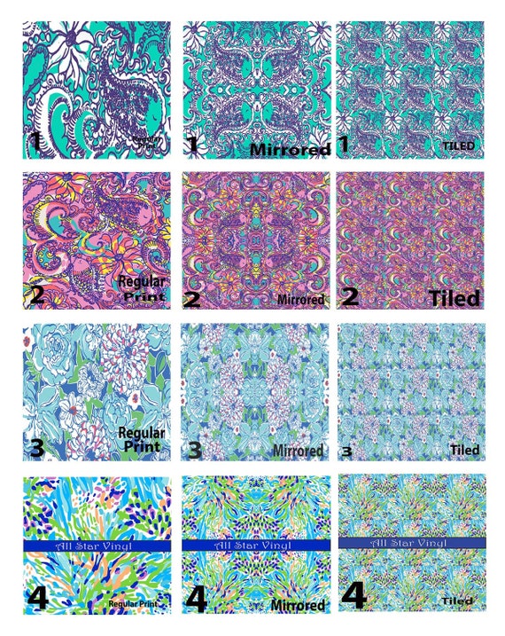 Lilly Pulitzer vinyl sheets craft vinyl Lilly vinyl Outdoor