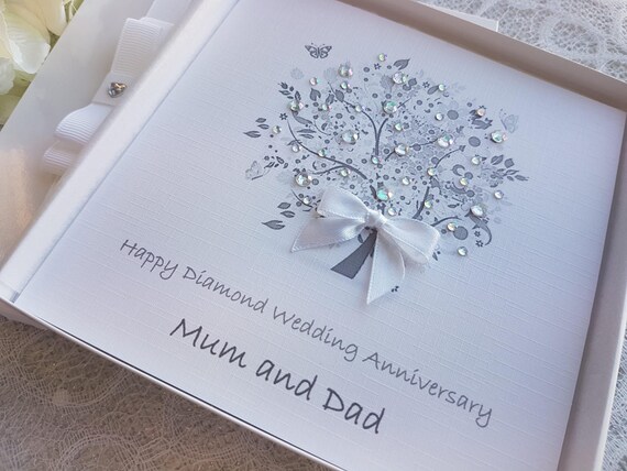 Fresh 50 Grandparents Diamond Anniversary Card
