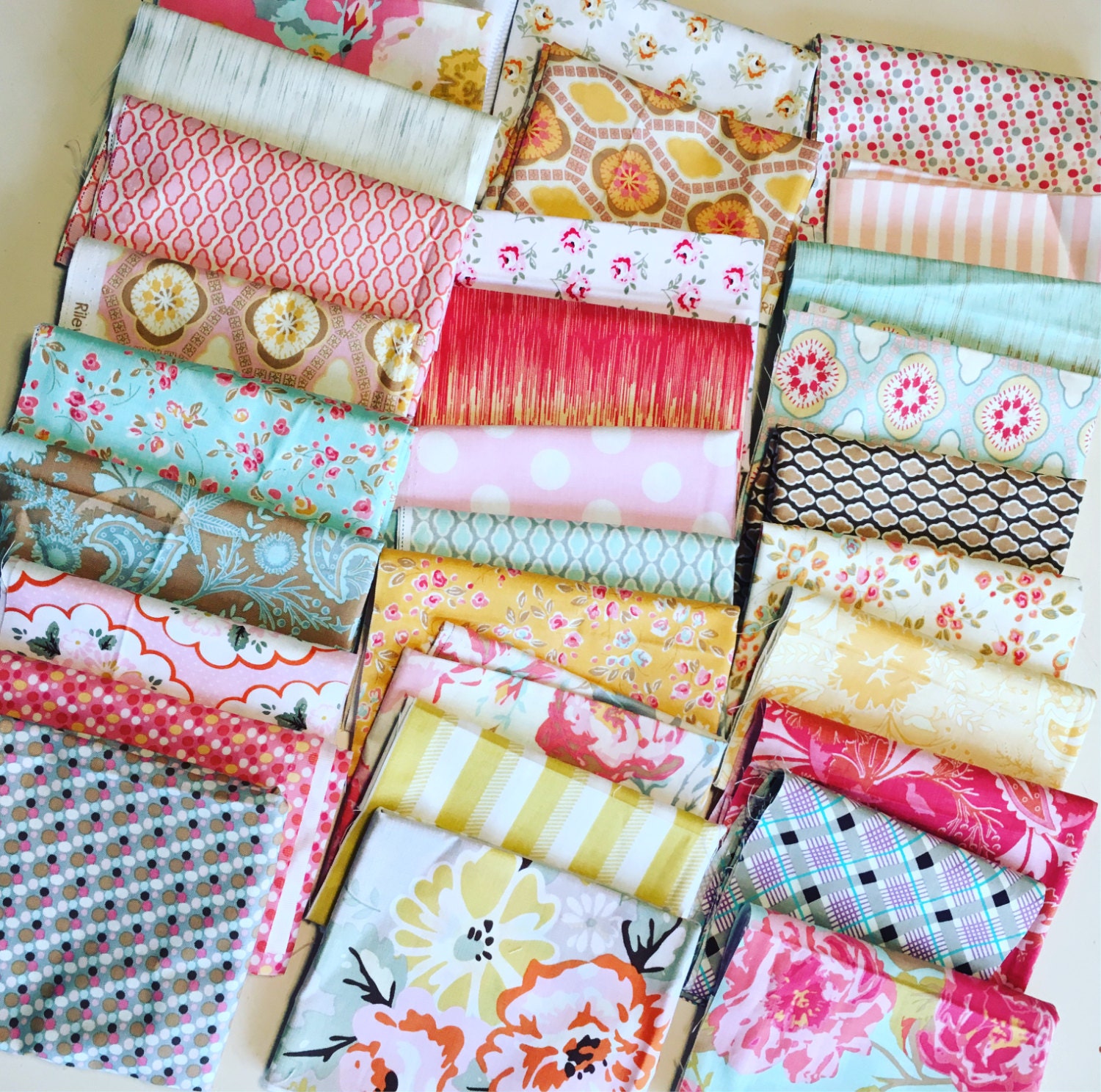 Destash Scrap Fabric Bundle from ShopSewnWithGrace on Etsy Studio