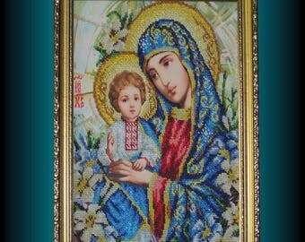 Gifts for mom-Gift for women-Original art-Easter-Gift-Wall art-Madonna and child-Virgin Mary-Religious icons-Religious gift-Christian décor