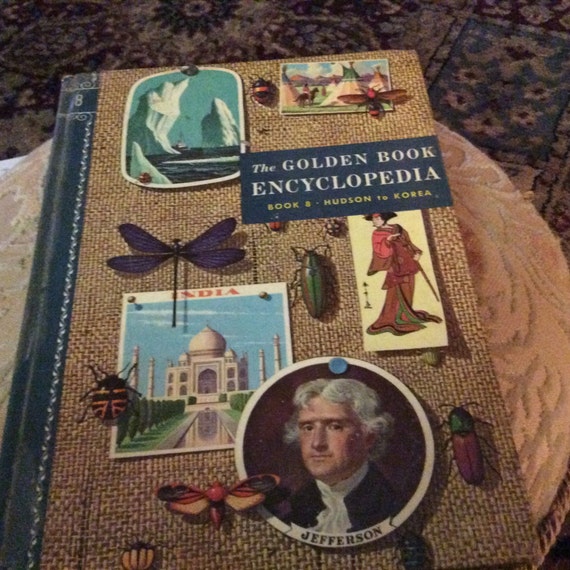 GOLDEN BOOK ENCYCLOPEDIA Vintage 1960 Books