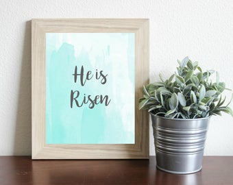 He is Risen Easter Print