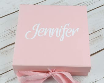 Will You Be My Bridesmaid Box - Bridesmaid Box - Bridesmaid Gift - Pink Bridesmaid Box - Gift for Bridesmaid - Empty Bridesmaid Box