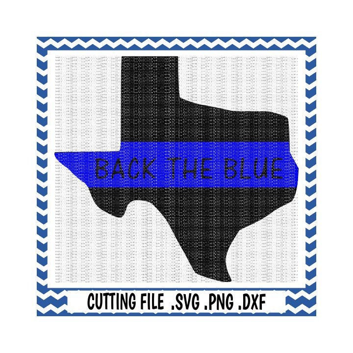 Download Texas Svg, Blue Lives Matter, Back the Blue Texas, Police ...