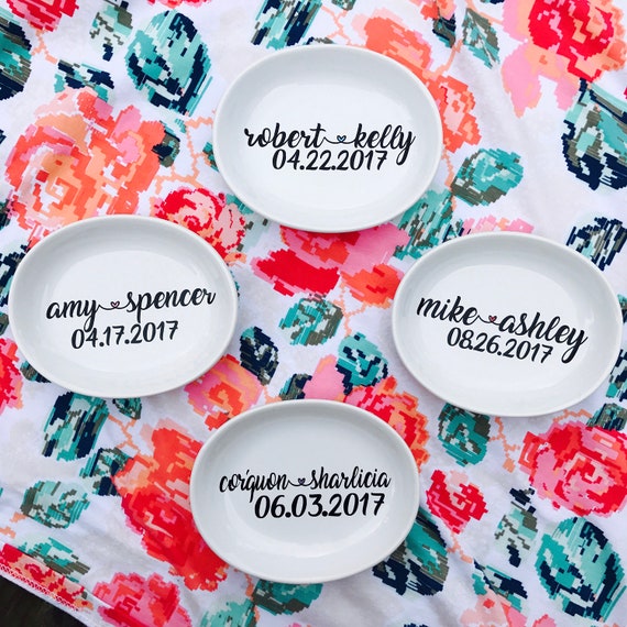 Ring Dish Bridal Gift Custom Wedding Ring Dish Gift for the