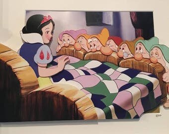 Snow White - 3d Pop Up Art Picture