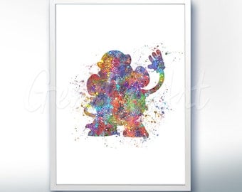 Disney Pixar Toy Story Mr Potato Head Watercolor Poster Print - Watercolor Painting - Watercolor Art - Kids Decor- Nursery Decor