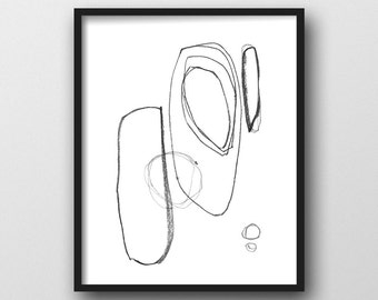 Abstract Art, Giclee Print, Minimalist Art Print, Scandinavian Art, Mid Century Print, Modern Art, Wall Decor, Wall Art Prints,