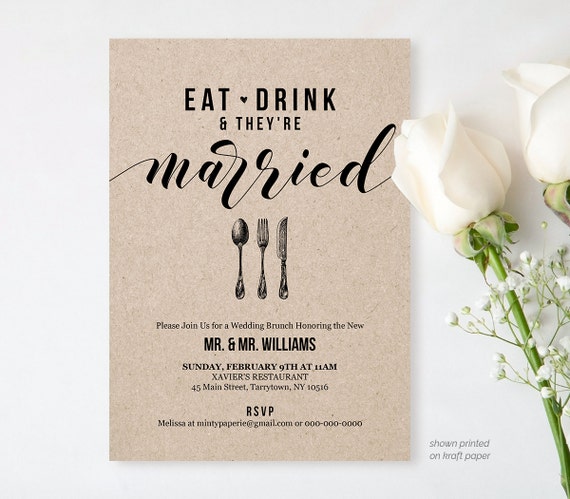 Post Wedding Brunch Invitations 4